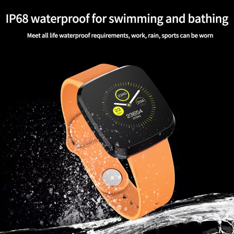 P3 1.3 นิ้วหน้าจอสี IPS IP68 สายรัดข้อมือนาฬิกาอัจฉริยะกันน้ำ, รองรับการแจ้งเตือนข้อความ / เครื่องวัดอัตราการเต้นของหัวใจ / การตรวจสอบออกซิเจนในเลือด / การตรวจสอบความดันโลหิต / การตรวจสอบการนอนหลับ