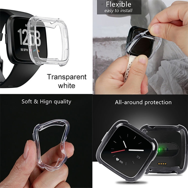 เคสป้องกัน TPU แบบนุ่มสำหรับนาฬิกาอัจฉริยะสำหรับ Fitbit Versa