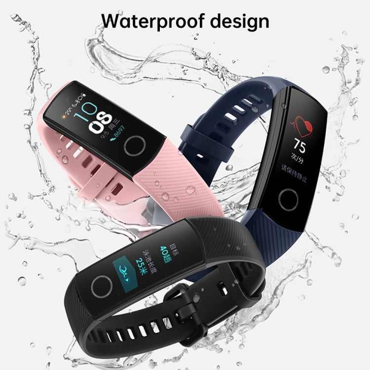 สายนาฬิกาซิลิโคนสมาร์ทวอทช์สำหรับ Huawei Honor Band 4 / Band 5