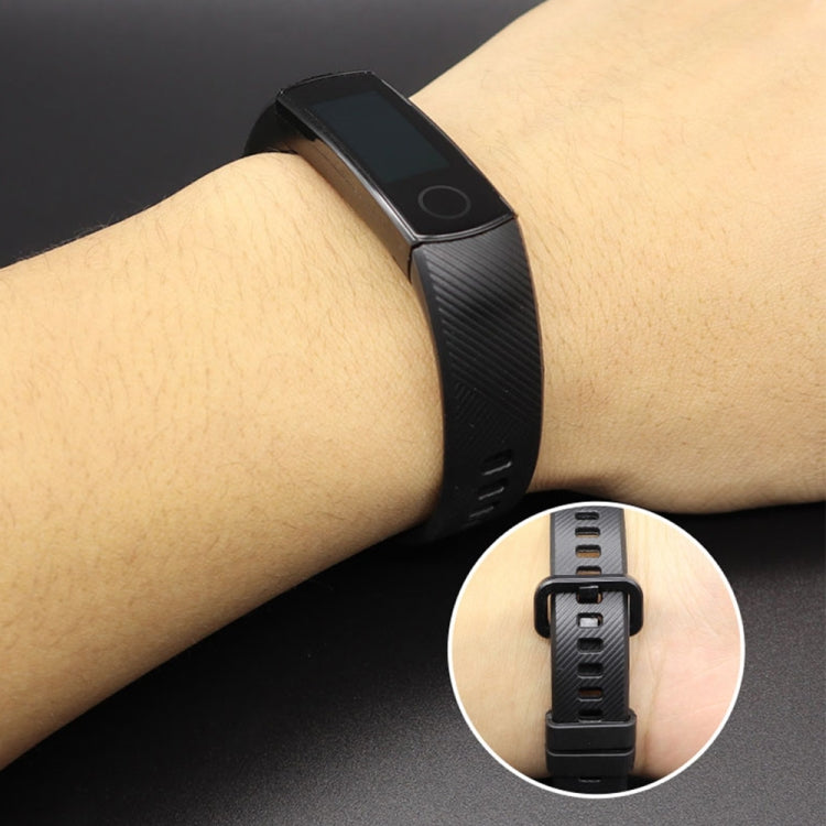 สายนาฬิกาซิลิโคนสมาร์ทวอทช์สำหรับ Huawei Honor Band 4 / Band 5