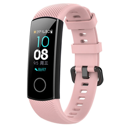 สายนาฬิกาซิลิโคนสมาร์ทวอทช์สำหรับ Huawei Honor Band 4 / Band 5