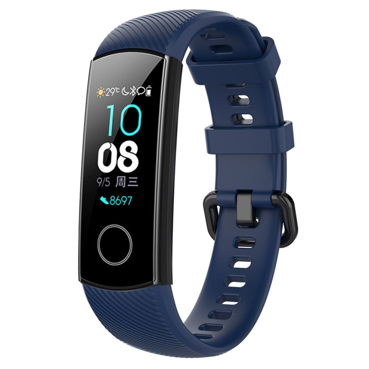 สายนาฬิกาซิลิโคนสมาร์ทวอทช์สำหรับ Huawei Honor Band 4 / Band 5