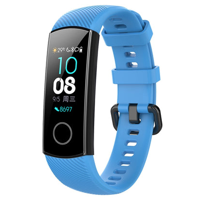 สายนาฬิกาซิลิโคนสมาร์ทวอทช์สำหรับ Huawei Honor Band 4 / Band 5
