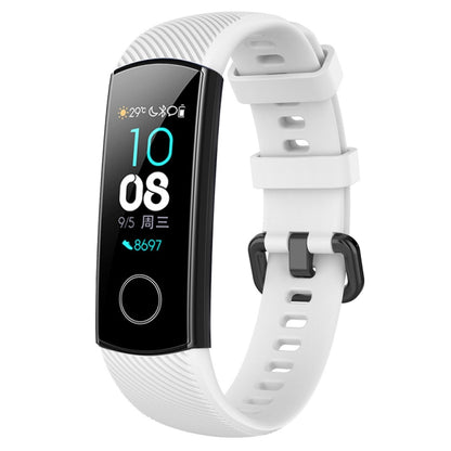 สายนาฬิกาซิลิโคนสมาร์ทวอทช์สำหรับ Huawei Honor Band 4 / Band 5