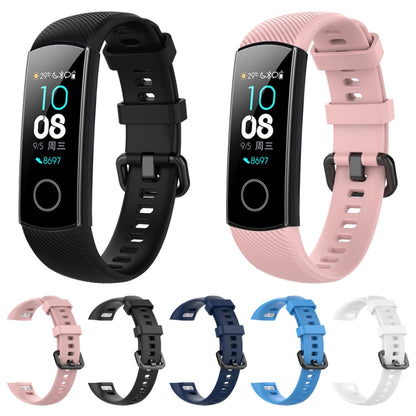 สายนาฬิกาซิลิโคนสมาร์ทวอทช์สำหรับ Huawei Honor Band 4 / Band 5