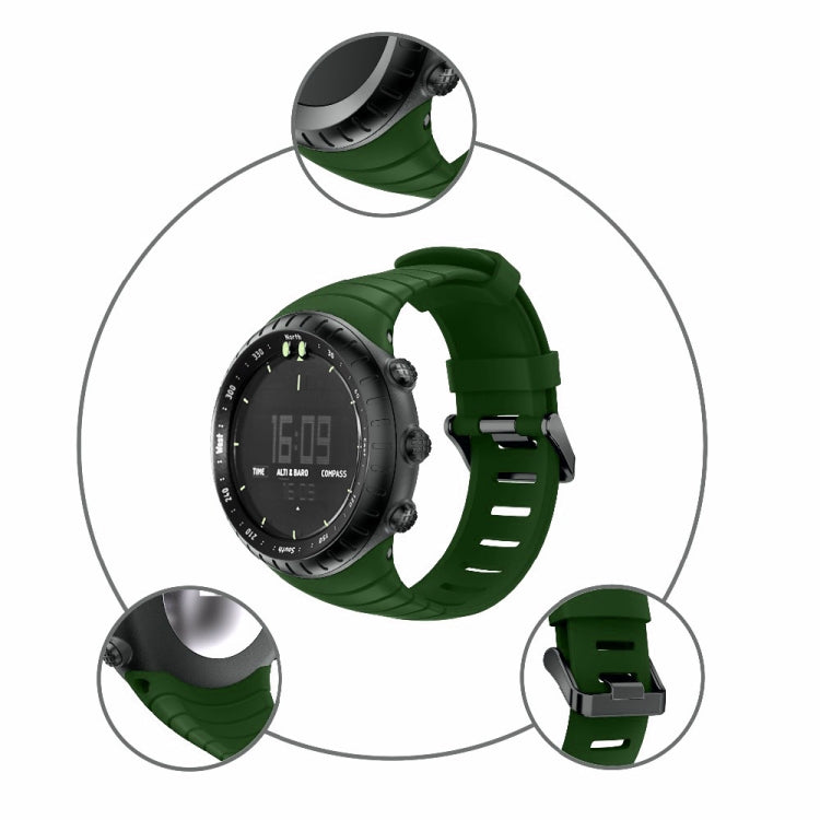 สายนาฬิกาซิลิโคนสมาร์ทวอทช์สำหรับ Suunto Core