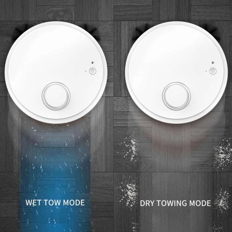BOWAI OB12 หุ่นยนต์กวาดชาร์จ USB อัจฉริยะในครัวเรือน, OB12 (White)