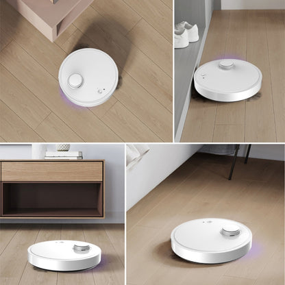 BOWAI OB12 หุ่นยนต์กวาดชาร์จ USB อัจฉริยะในครัวเรือน, OB12 (White)