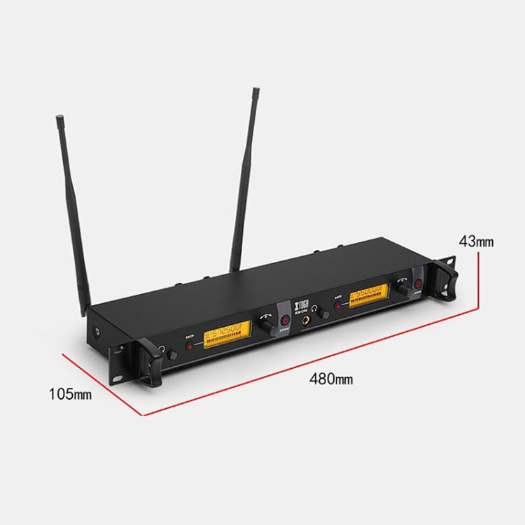 XTUGA IEM1200 เครื่องส่งสัญญาณไร้สาย Stage นักร้อง Ear Monitor System, Transmitter