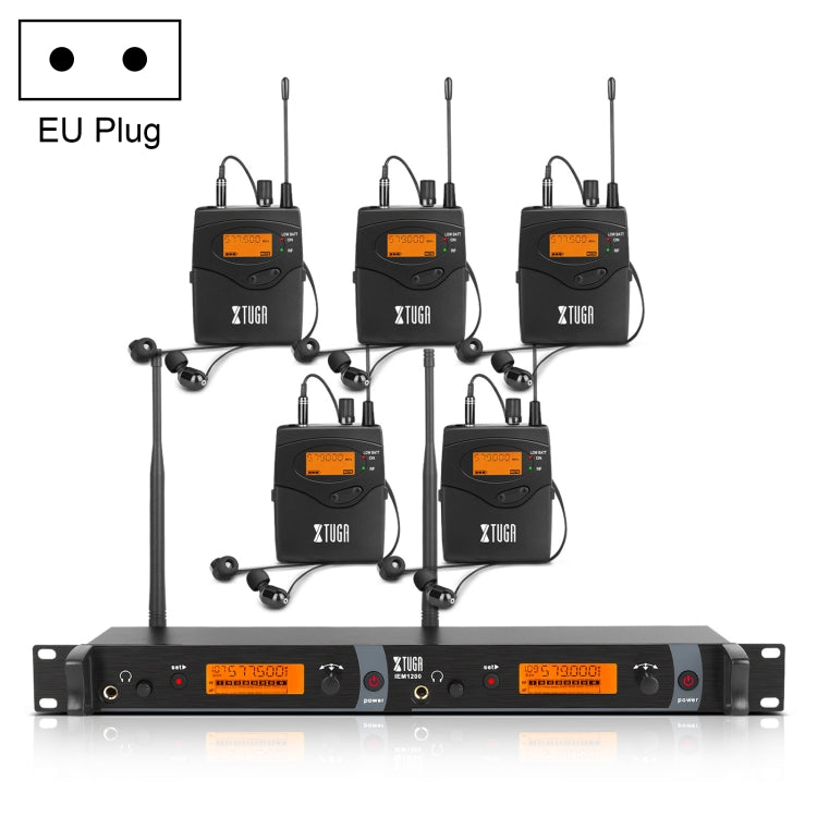 IEM1200 เครื่องส่งไร้สาย 5 Bodypack Stage Singer ระบบจอภาพอินเอียร์, Transmitter 5 Bodypack