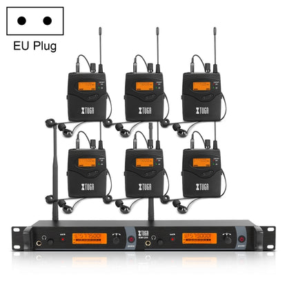 XTUGA IEM1200 เครื่องส่งสัญญาณไร้สาย 6 Bodypack Stage นักร้องชนิดใส่ในหูระบบ, Transmitter 6 Bodypack