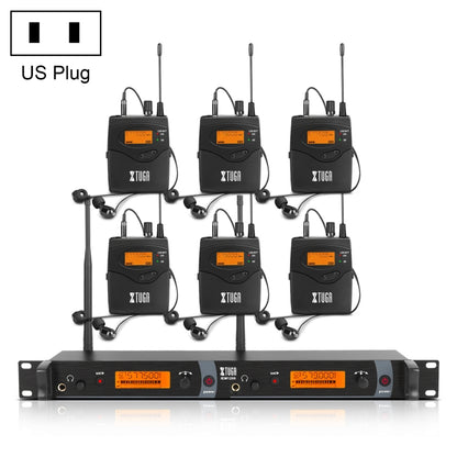 XTUGA IEM1200 เครื่องส่งสัญญาณไร้สาย 6 Bodypack Stage นักร้องชนิดใส่ในหูระบบ, Transmitter 6 Bodypack