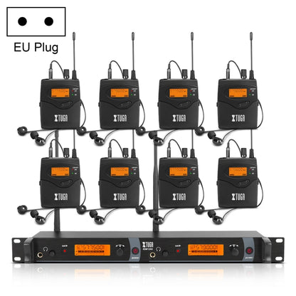 XTUGA IEM1200 เครื่องส่งสัญญาณไร้สาย 8 Bodypack Stage นักร้องชนิดใส่ในหูระบบ, Transmitter 8 Bodypack
