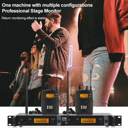 XTUGA IEM1200 เครื่องส่งสัญญาณไร้สาย 8 Bodypack Stage นักร้องชนิดใส่ในหูระบบ, Transmitter 8 Bodypack