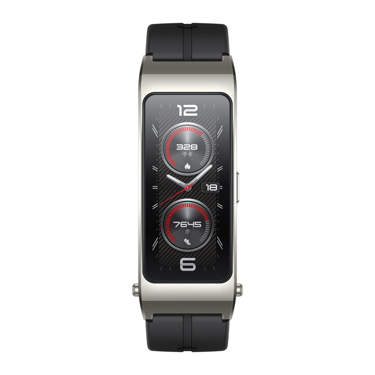 สร้อยข้อมือสมาร์ท Huawei TalkBand B7 ดั้งเดิม, หน้าจอ 1.53 นิ้ว, รองรับการโทรผ่าน Bluetooth / อัตราการเต้นของหัวใจ / ออกซิเจนในเลือด / การตรวจสอบการนอนหลับ