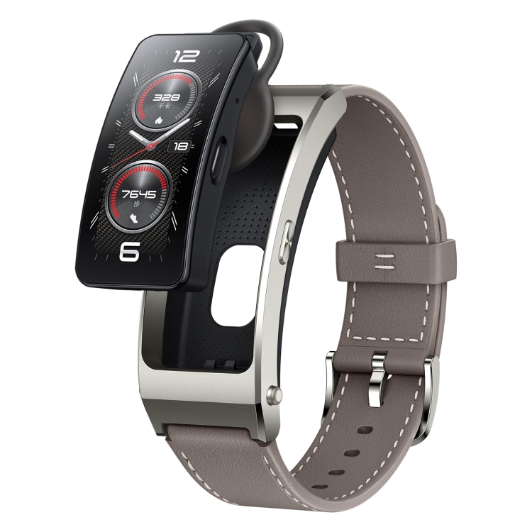 สร้อยข้อมือสมาร์ท Huawei TalkBand B7 ดั้งเดิม, หน้าจอ 1.53 นิ้ว, รองรับการโทรผ่าน Bluetooth / อัตราการเต้นของหัวใจ / ออกซิเจนในเลือด / การตรวจสอบการนอนหลับ
