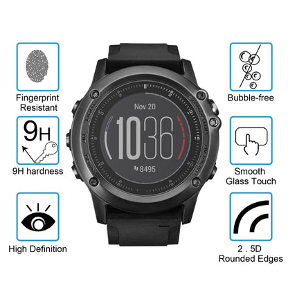 2 PCS ENKAY Hat-Prince สำหรับ Garmin Fenix 3 HR Smart Watch 0.2mm 9H ความแข็งพื้นผิว 2.15D ฟิล์มกันรอยนิรภัยป้องกันการระเบิด
