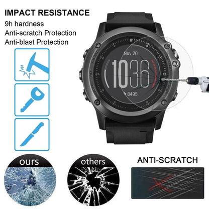 2 PCS ENKAY Hat-Prince สำหรับ Garmin Fenix 3 HR Smart Watch 0.2mm 9H ความแข็งพื้นผิว 2.15D ฟิล์มกันรอยนิรภัยป้องกันการระเบิด