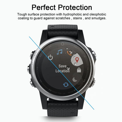 2 ชิ้น ENKAY Hat-Prince สำหรับ Garmin Fenix 5S ดูสมาร์ท 0.2 มิลลิเมตร 9H ความแข็งพื้นผิว 2.15D ฟิล์มกระจกนิรภัยป้องกันการระเบิด