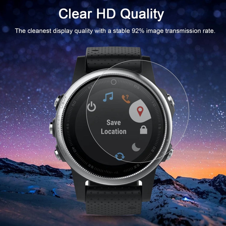 2 ชิ้น ENKAY Hat-Prince สำหรับ Garmin Fenix 5S ดูสมาร์ท 0.2 มิลลิเมตร 9H ความแข็งพื้นผิว 2.15D ฟิล์มกระจกนิรภัยป้องกันการระเบิด