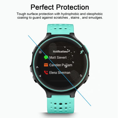 2 PCS ENKAY Hat-Prince สำหรับผู้เบิกทาง Garmin 235 Smart Watch 0.2mm 9H ความแข็งพื้นผิว 2.15D ฟิล์มกันรอยนิรภัยป้องกันการระเบิด