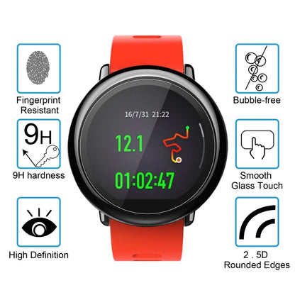 2 ชิ้น ENKAY Hat-Prince สำหรับ Xiaomi Huami AMAZFIT ดูสมาร์ท 0.2 มิลลิเมตร 9H ความแข็งพื้นผิว 2.15D ฟิล์มหน้าจอกระจกนิรภัยป้องกันการระเบิด