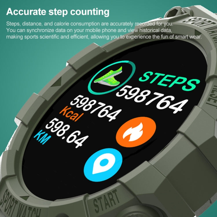 FD68S 1.44 นิ้วหน้าจอสี Roud Sport Smart Watch รองรับอัตราการเต้นของหัวใจ / โหมดมัลติสปอร์ต, FD68S