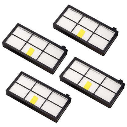 4 PCS Universal เปลี่ยนเครื่องดูดฝุ่นหุ่นยนต์ HEPA Filter สำหรับ irobot 870/800/880/960/980