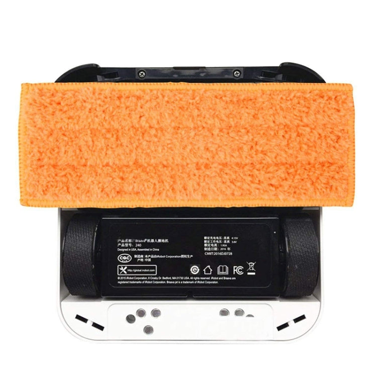 3 ชิ้นนำมาใช้ใหม่เปลี่ยนไมโครไฟเบอร์ผ้าถูพื้นเปียกเศษสำหรับ irobot Braava jet240 / 241