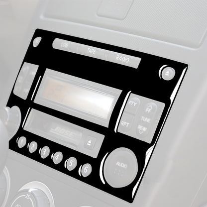 สำหรับ Nissan 350Z 2003-2009 รถ CD การเล่นวิทยุแผงสติกเกอร์ตกแต่ง,ซ้ายและขวา Universal, Car CD Radio Playback Panel