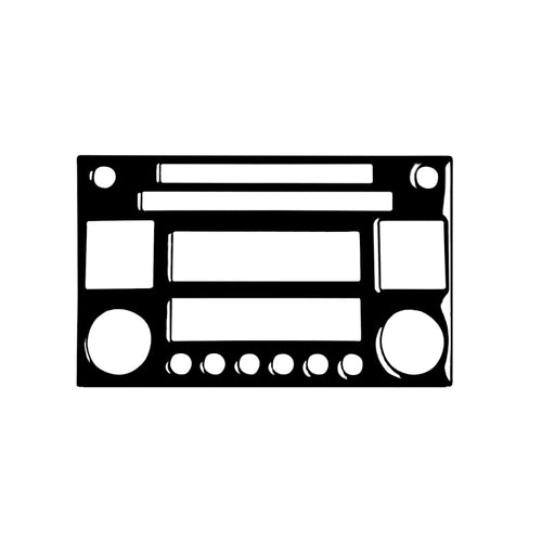 สำหรับ Nissan 350Z 2003-2009 รถ CD การเล่นวิทยุแผงสติกเกอร์ตกแต่ง,ซ้ายและขวา Universal, Car CD Radio Playback Panel