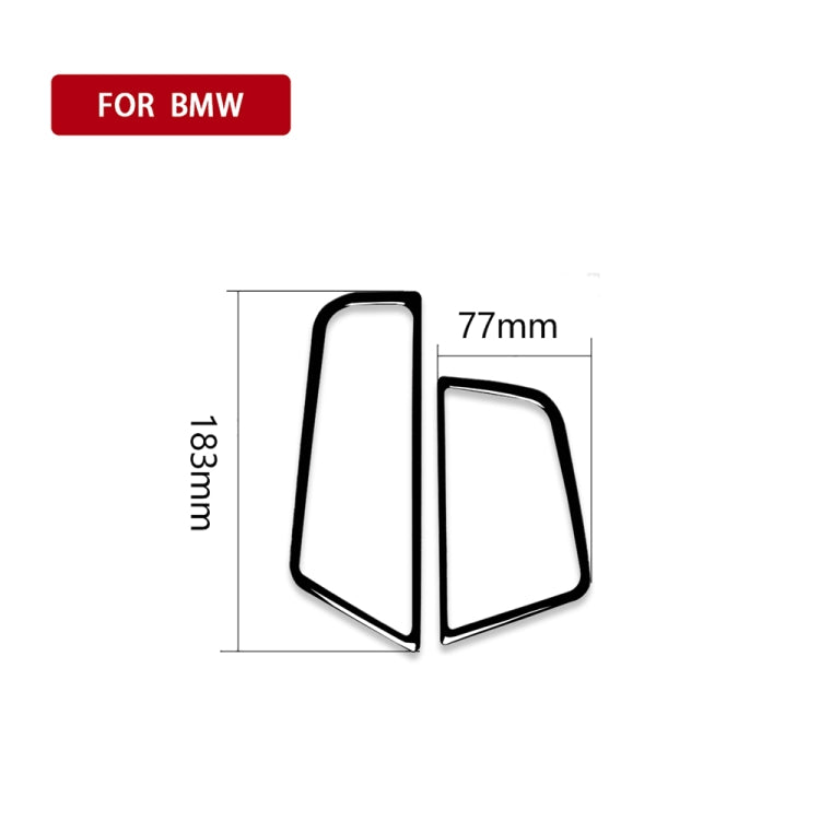 สำหรับ BMW 5 Series F10 2011-2017 รถด้านข้าง Air Outlet กรอบตกแต่งสติกเกอร์,ไดรฟ์ซ้าย, Side Air Outlet Frame,Left Drive