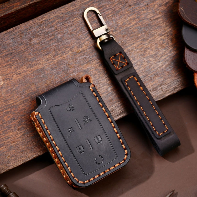 สำหรับ Chevrolet GMC/Colorad 6 ปุ่ม C160 กุญแจรถหนังเคส, 6-button