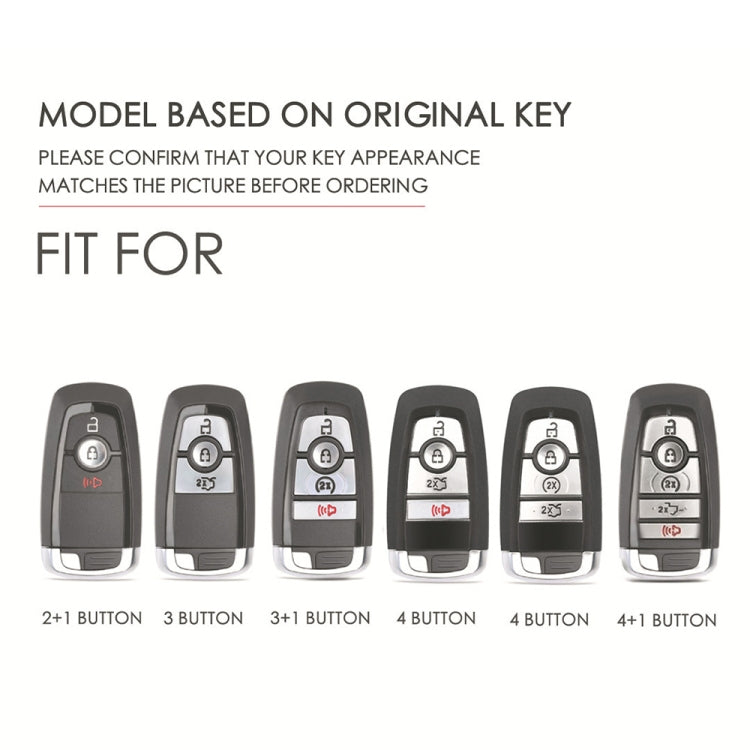 สำหรับ Ford F-150 4 ปุ่ม C072 กุญแจรถหนังเคส, C072