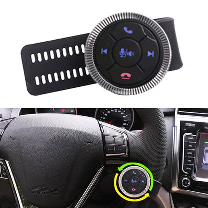 Universal Strap Shape พวงมาลัยรีโมทคอนโทรลรถมัลติมีเดียไร้สายปุ่มรีโมทคอนโทรล, Strap Shape Black, Strap Shape Silver