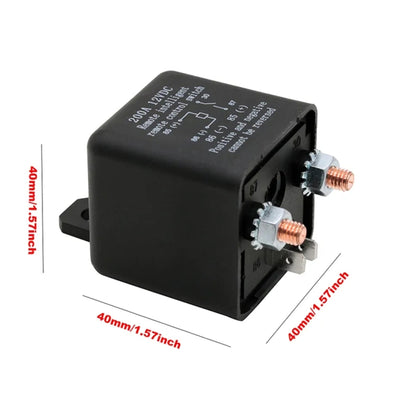 ZL180 12V 200A รถ รีเลย์ รีโมท ตัวแยกแบตเตอรี่ Rireless พร้อมคลิปแบตเตอรี่ x 2 และรีโมทคอนโทรล x 2, 12V 200A  with Battery Clip x 2 & Remote Control x 2