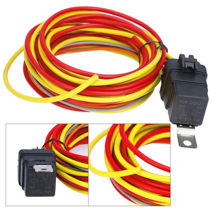 รถ 12V 40A 165-185 องศาพัดลมระบายความร้อนไฟฟ้าเทอร์โมสตัทเซ็นเซอร์อุณหภูมิชุดสวิตช์, 12V 40A 165-185 Degree