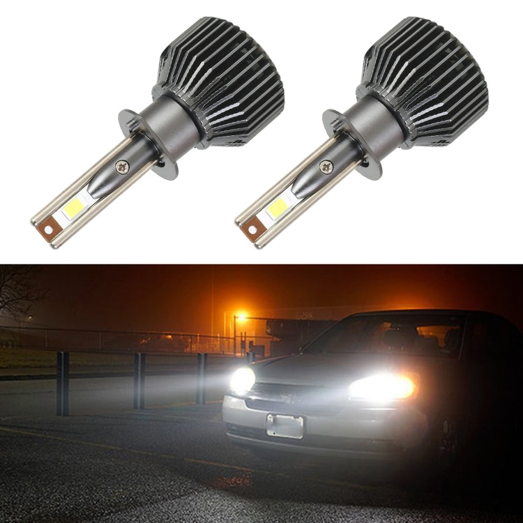 K11 1 คู่ H1 12V / 85W / 6000K / 9000LM ไฟหน้ารถ LED, H1