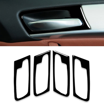 4 ชิ้นชุดสำหรับ BMW X5 E70 2008-2014 ประตูรถสติกเกอร์ตกแต่ง,ซ้ายและขวา Universal, Door Handle