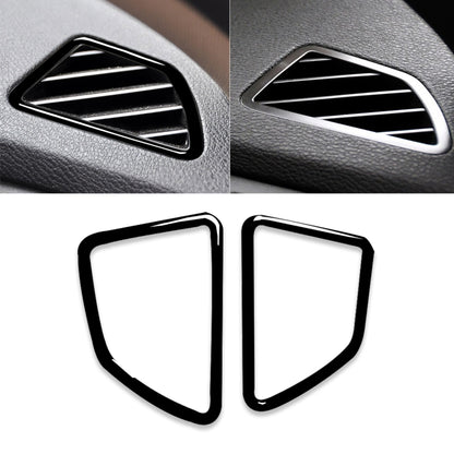2 ชิ้น/เซ็ตรถไดรฟ์ขวาแดชบอร์ด Air Outlet กรอบสติกเกอร์ตกแต่งสำหรับ BMW X5 E70/X6 E71 2008-2013, ซ้ายและขวาไดรฟ์ Universal, Right Drive Dashboard Air Outlet