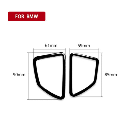 2 ชิ้น/เซ็ตรถไดรฟ์ขวาแดชบอร์ด Air Outlet กรอบสติกเกอร์ตกแต่งสำหรับ BMW X5 E70/X6 E71 2008-2013, ซ้ายและขวาไดรฟ์ Universal, Right Drive Dashboard Air Outlet