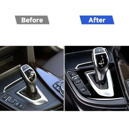 รถซ้ายเกียร์แผงสติกเกอร์ตกแต่งสำหรับ BMW Series 3 F30 2013-2017/Series 3GT F34 2013-2017, For Series 3 F30 / 3GT F34, Left Drive