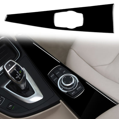 รถไดรฟ์ซ้ายมัลติมีเดียแผงสติกเกอร์ตกแต่งสำหรับ BMW Series 3 F30 2013-2018/Series 3GT F34 2014-2018/Series 4 F33 F34 F36 2014-2018, For Series 3 F30 / 3GT F34 / 4 F33 F34 F36, Left Drive
