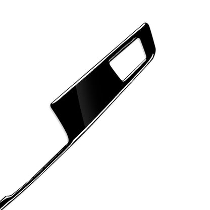 รถ ไดรฟ์ซ้ายแผงเกียร์คีย์เดียวสติกเกอร์ตกแต่งสำหรับ BMW Series 5 F10 2011-2017, For Series 5 F10 Single Key, Left Drive