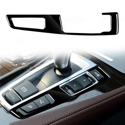 รถ เกียร์ขวาแผงสติ๊กเกอร์ตกแต่งกุญแจคู่สำหรับ BMW Series 5 F10 2011-2017, For Series 5 F10 Double Key, Right Drive