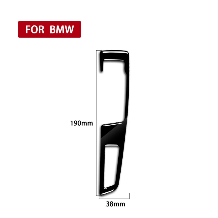 รถ เกียร์ขวาแผงสติ๊กเกอร์ตกแต่งกุญแจคู่สำหรับ BMW Series 5 F10 2011-2017, For Series 5 F10 Double Key, Right Drive