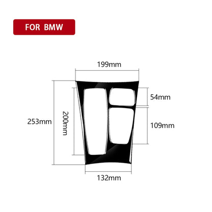 รถซ้ายไดรฟ์เกียร์แผงสติกเกอร์ตกแต่งสำหรับ BMW X5 E70 2008-2013/X6 E71 2009-2014, For X5 E70 / X6 E71 Low Ver, Left Drive