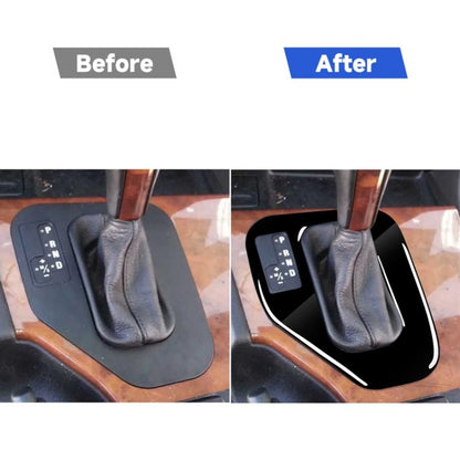 รถซ้ายไดรฟ์เกียร์แผงสติกเกอร์ตกแต่งสำหรับ BMW Series 5 E39 1995-2003, For Series 5 E39 1995-2003, Left Drive