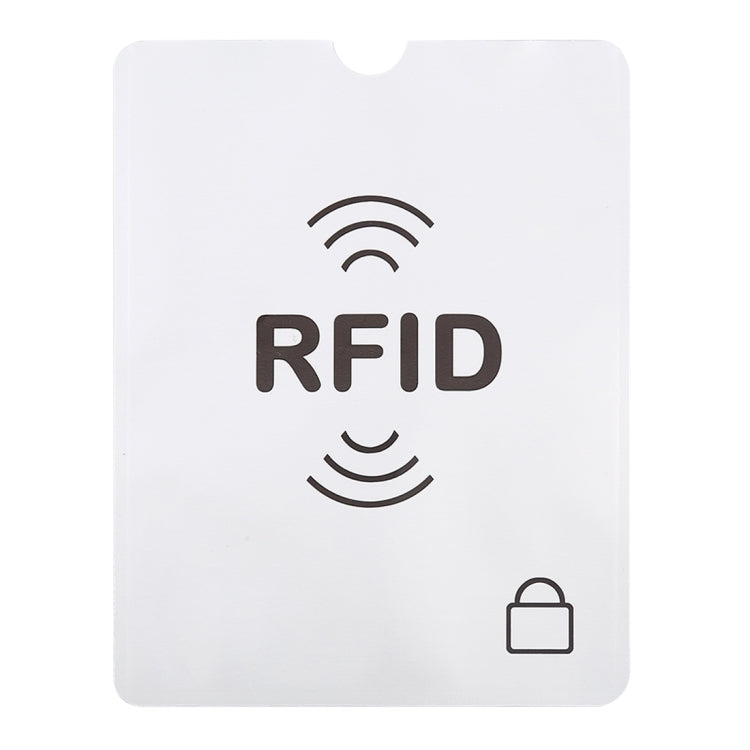 20 ชิ้นอลูมิเนียมฟอยล์ป้องกันการโจรกรรม RFID ปิดกั้นแขนหนังสือเดินทางหนังสือเดินทางป้องกัน, ขนาด: 13.5 * 10.5 ซม., RFID 100pcs