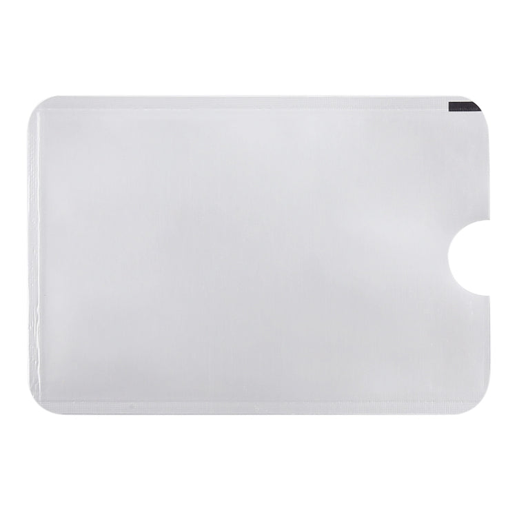 20 ชิ้นอลูมิเนียมฟอยล์ป้องกันการโจรกรรม RFID Blocking Sleeve Card Protector, ขนาด: 9.1*6.3 ซม, RFID Protection 100pcs